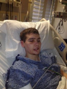 Taylor after surgery Feb 2014